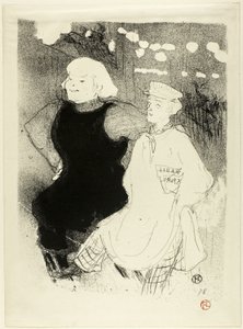 W Moulin Rouge: sojusz francusko-rosyjski autorstwa Henri de Toulouse-Lautrec
