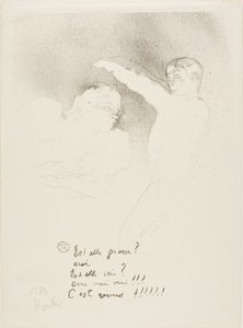 W odmianach: Mademoiselle Lender i Brasseur autorstwa Henri de Toulouse-Lautrec