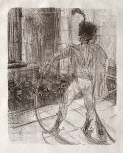 U stóp Synaju: Schlomé Fuss w synagodze autorstwa Henri de Toulouse Lautrec