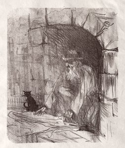 U stóp Synaju: sklep z plecami w Krakowie autorstwa Henri de Toulouse-Lautrec