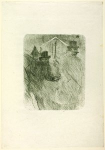 Baron Moïse Begging, z Au Pied du Sinaï autorstwa Henri de Toulouse Lautrec