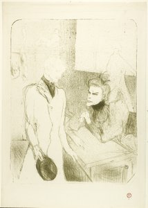 Brandès i le Bargy, w Les Cabotins autorstwa Henri de Toulouse-Lautrec