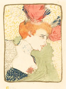 Popiersie Mlle. Marcelle Lender (Mlle. Marcelle Lender, popiersie) autorstwa Henri de Toulouse Lautrec