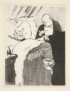 Malada Carnota! (Carnot jest chory!) autorstwa Henri de Toulouse-Lautrec