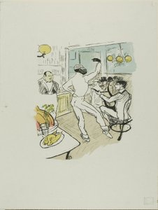 Taniec czekoladowy autorstwa Henri de Toulouse Lautrec