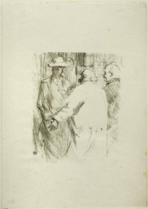 Clemenceau w Busku, z Au Pied du Sinaï autorstwa Henri de Toulouse-Lautrec