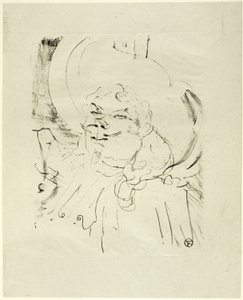 Coquelin Starszy, z Treize Litographies autorstwa Henri de Toulouse Lautrec