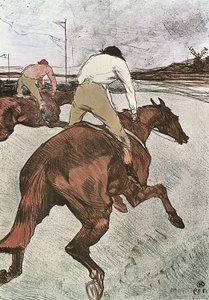 Dżokej autorstwa Henri de Toulouse Lautrec