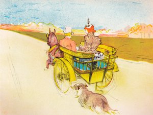Hundewagen von Henri de Toulouse Lautrec
