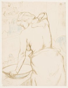 Elles: toaleta autorstwa Henri de Toulouse-Lautrec