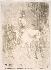 Wejście do Brasseur w Chilpéric autorstwa Henri de Toulouse-Lautrec