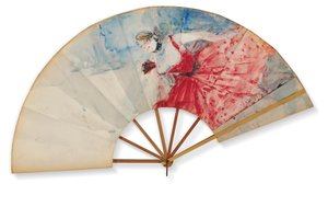 Eventail, ok. 1892 autorstwa Henri de Toulouse Lautrec