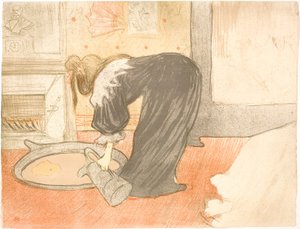 Kobieta w wannie autorstwa Henri de Toulouse Lautrec