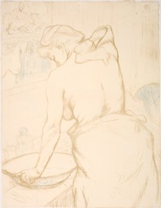 Kobieta myjąca się, toaleta autorstwa Henri de Toulouse-Lautrec