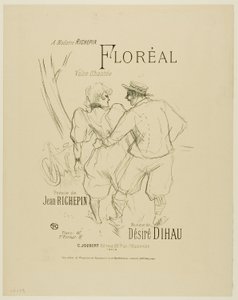Floréal, z Melodii Désiré Dihau autorstwa Henri de Toulouse Lautrec