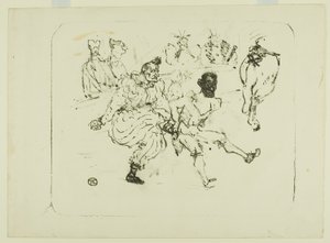 Footit i czekolada autorstwa Henri de Toulouse Lautrec