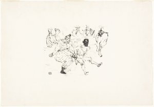 Footit i Chocolat autorstwa Henri de Toulouse-Lautrec