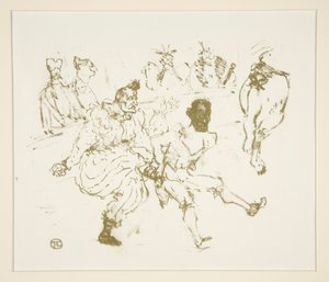 Footit i czekolada autorstwa Henri de Toulouse Lautrec