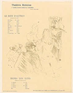 Hołd dla Moliera autorstwa Henri de Toulouse Lautrec