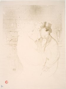 Ida Heath au Bar autorstwa Henri de Toulouse Lautrec