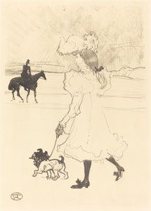 W lesie Au bois, 1899. autorstwa Henri de Toulouse Lautrec