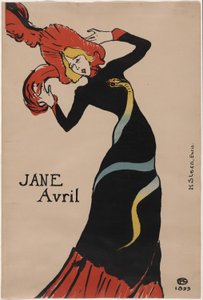 Jane Avril autorstwa Henri de Toulouse-Lautrec