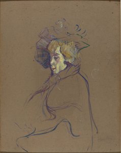 Jane Avril, 1892. autorstwa Henri de Toulouse Lautrec