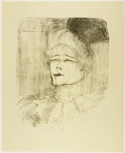 Jeanne Granier, z Treize Litographies autorstwa Henri de Toulouse-Lautrec