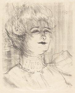 Jeanne Hading, 1896. autorstwa Henri de Toulouse Lautrec