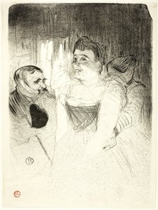 sędzia autorstwa Henri de Toulouse-Lautrec