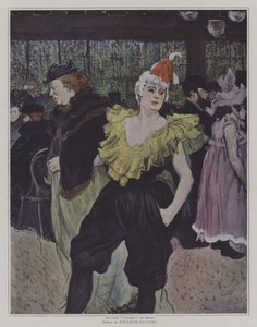 Błazen Cha-U-Kao w Moulin Rouge autorstwa Henri de Toulouse Lautrec