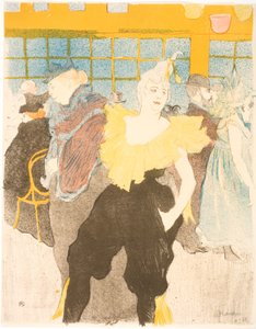 Błazen w Moulin Rouge autorstwa Henri de Toulouse-Lautrec