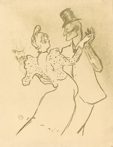 lag kontynentalny E autorstwa Henri de Toulouse Lautrec