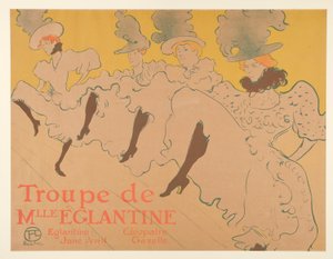 Trupa Mademoiselle Eglantine (Mademoiselle Eglantine autorstwa Henri de Toulouse Lautrec