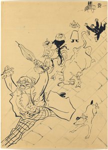 Zła krowa autorstwa Henri de Toulouse-Lautrec