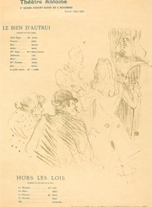 Dobro Innych; Banici autorstwa Henri de Toulouse Lautrec