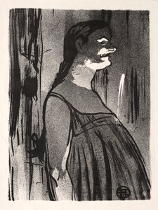 Koncert w kawiarni: Pani Abdala autorstwa Henri de Toulouse-Lautrec