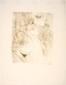 Pozdrawianie pożyczkodawcy autorstwa Henri de Toulouse Lautrec