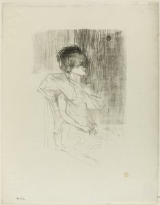 Pożyczkodawca siedzący autorstwa Henri de Toulouse Lautrec