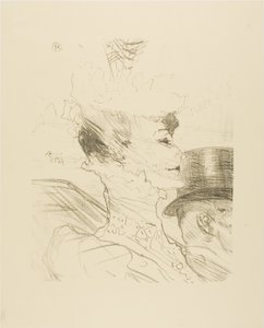 Louise Balthy, z Treize Litographies autorstwa Henri de Toulouse-Lautrec