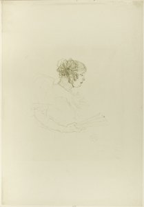 Luce Myres, w profilu autorstwa Henri de Toulouse Lautrec