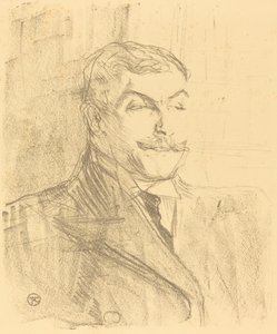 Lucien Guitry autorstwa Henri de Toulouse Lautrec