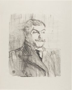 Lucien Guitry, z Treize Litographies autorstwa Henri de Toulouse-Lautrec
