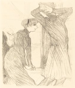 Lugne Poe i Baldy w Nad ludzkimi siłami Lugne Poe i Baldy w..., 1894. autorstwa Henri de Toulouse Lautrec