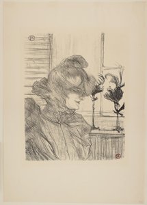 Madame Le Margoin, modystka autorstwa Henri de Toulouse-Lautrec