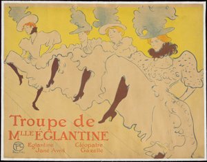 Mademoiselle Eglantines Truppe von Henri de Toulouse-Lautrec