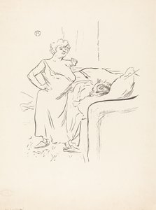 Mężczyzna i kobieta autorstwa Henri de Toulouse Lautrec