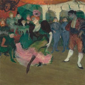 Marcelle Lender tańczy bolerko w „Chilpéric” autorstwa Henri de Toulouse Lautrec
