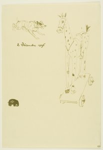 Menu Sylvain autorstwa Henri de Toulouse Lautrec