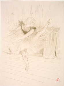Miss Ida Heath, angielska tancerka autorstwa Henri de Toulouse Lautrec